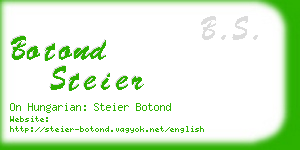 botond steier business card